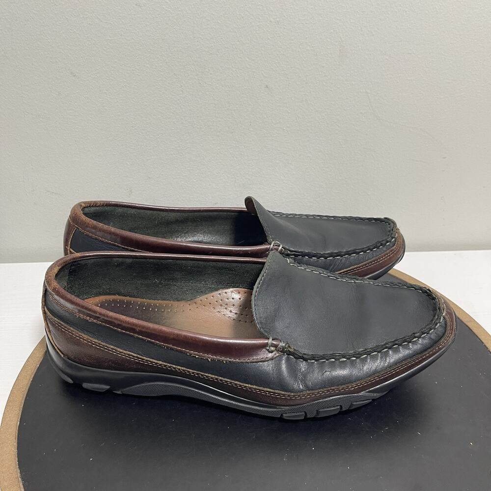 Allen Edmond Shoes Men 12 D Boulder‎ Leather Slip On Loafers Comfort Driving